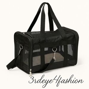 🐾✈️ Sherpa Original Deluxe Pet Carrier Large Black Jet-Set Ready & Pre-approved